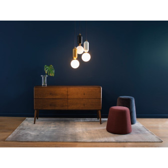 Carpet GEOS SMOKY BLUE (Handmade Collection)
